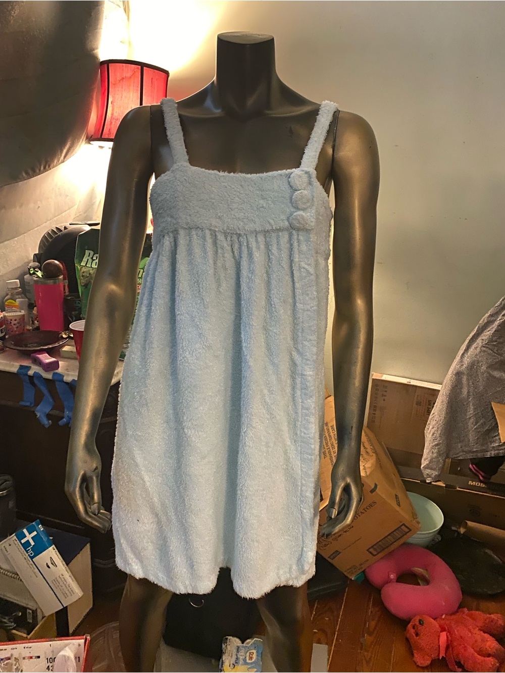 Soft Blue towel dress